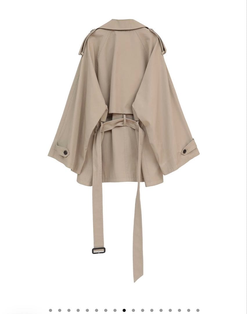 ジャケット・アウター CLANE OVER SHORT TRENCH COAT 2026SS