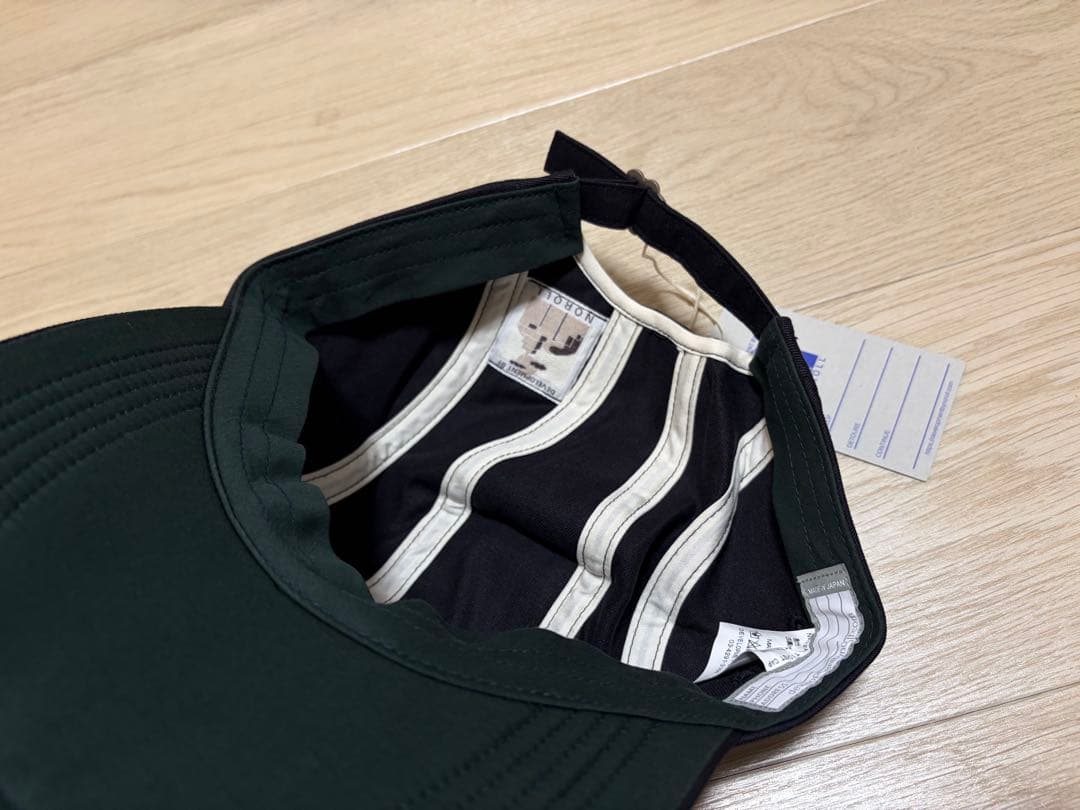 NOROLL TICKET CAP BLACK キャップ