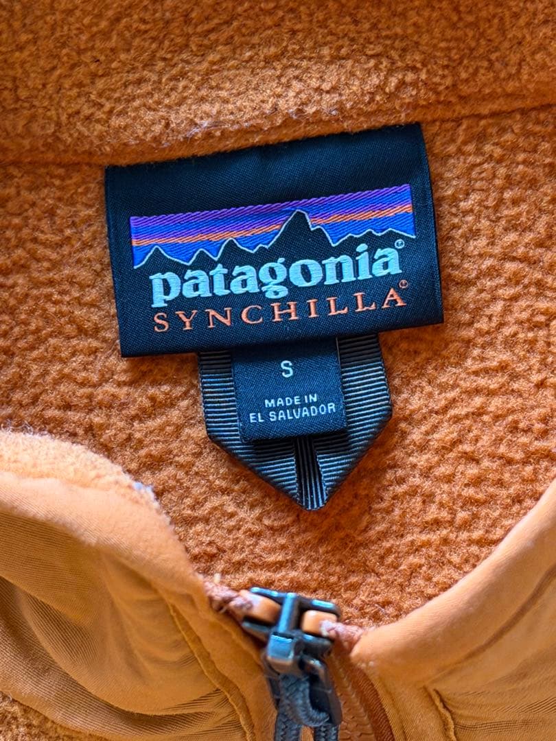 Patagonia Synchilla ベストS オレンジ