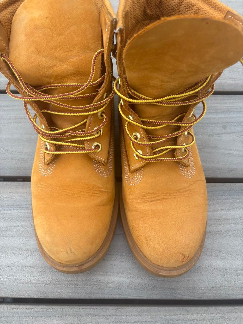 Timberland イエローブーツ US7W 24cm