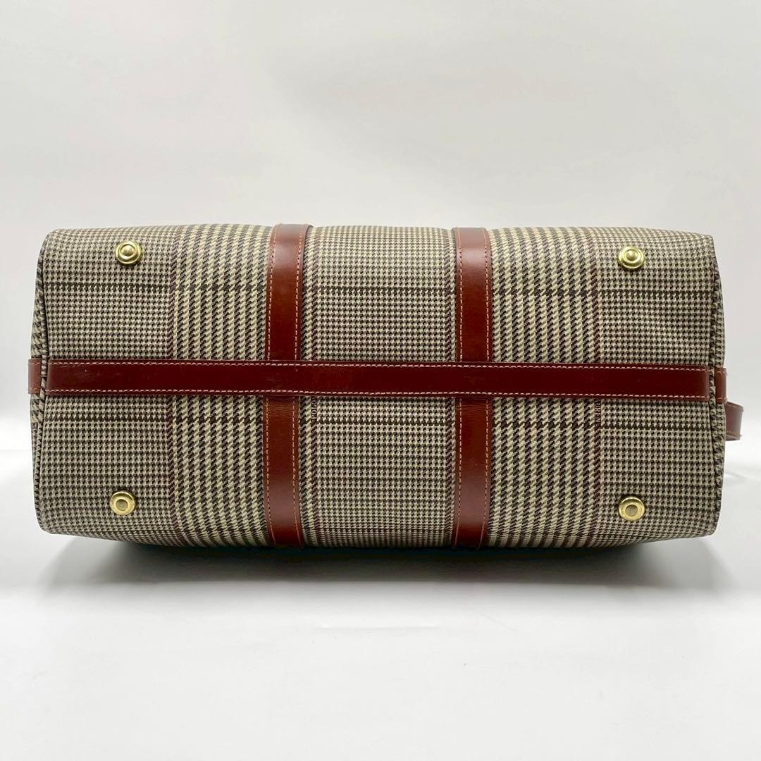 【美品】 ラルフローレン 2way ボストンバッグ チェック 大容量 希少