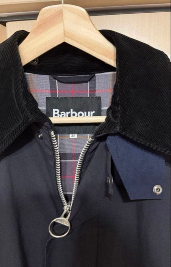 Barbour ロングコート38