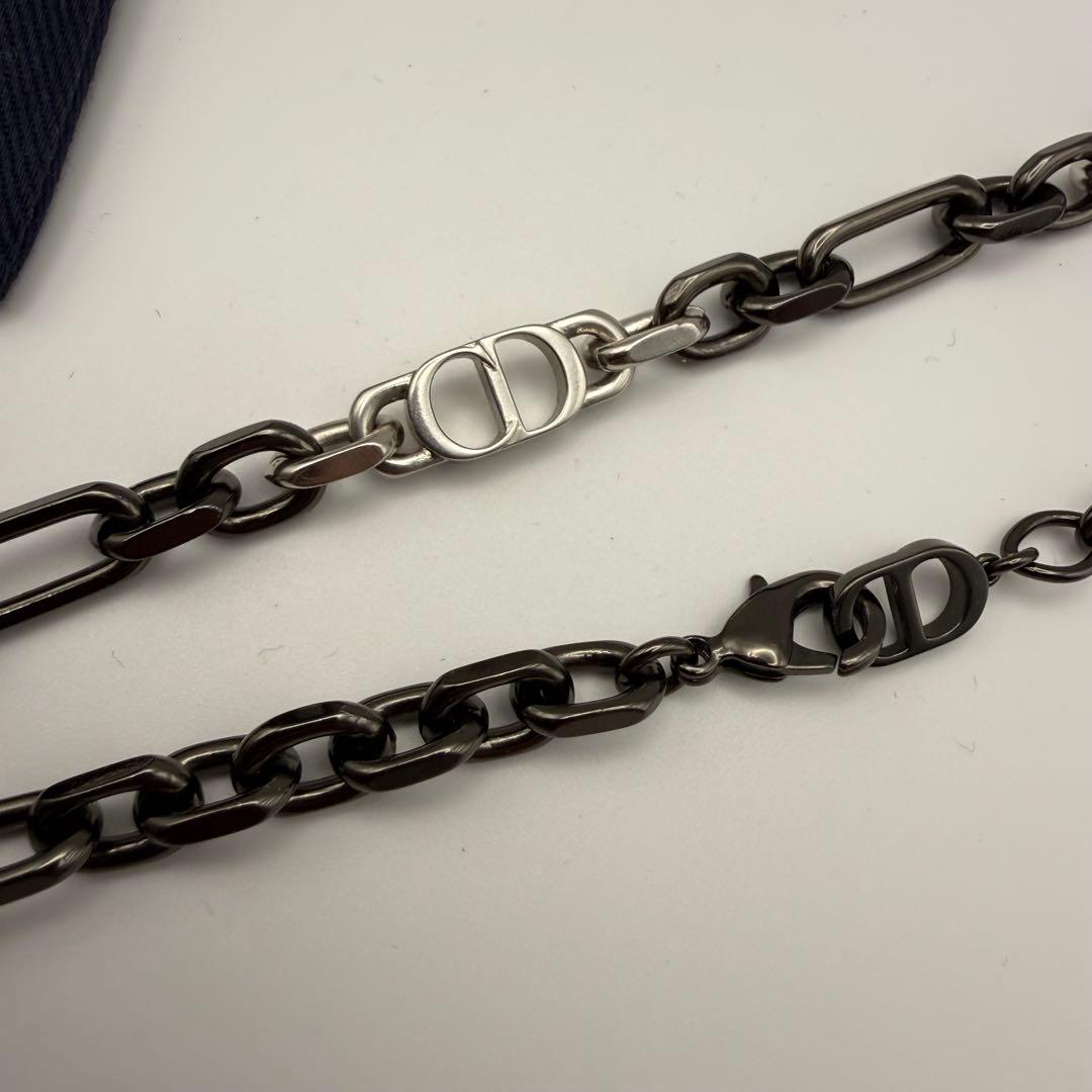 【定価15万•美品】Dior CD Icon チェーンリンク ネックレス 真鍮