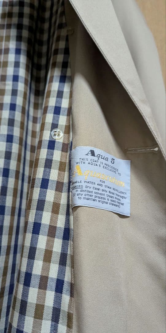 Aquascutum【アクアスキュータム】トレンチコート