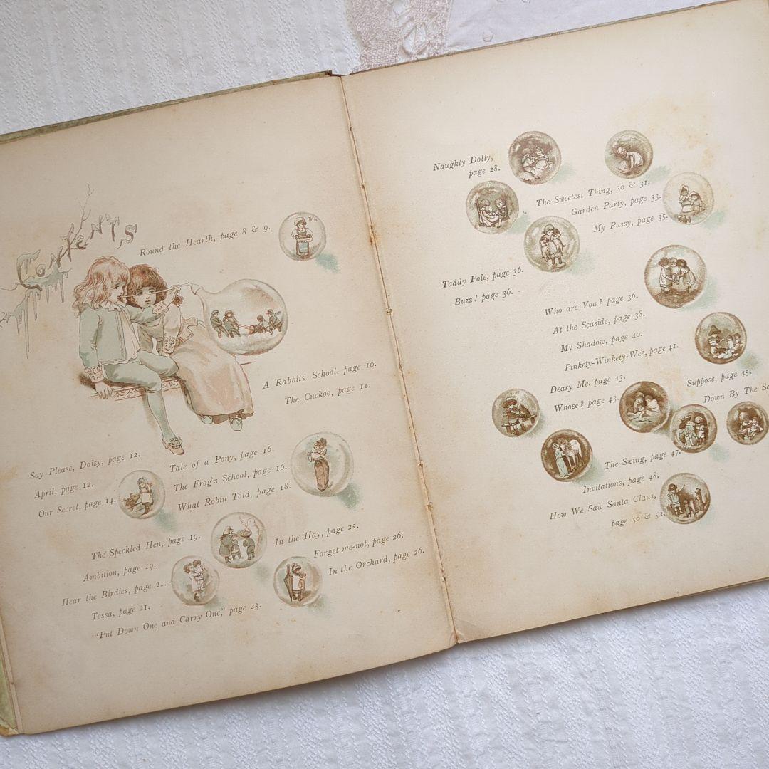 超稀少1885 ハリエットベネット 絵本ヴィクトリアン 洋書 児童書アンティーク