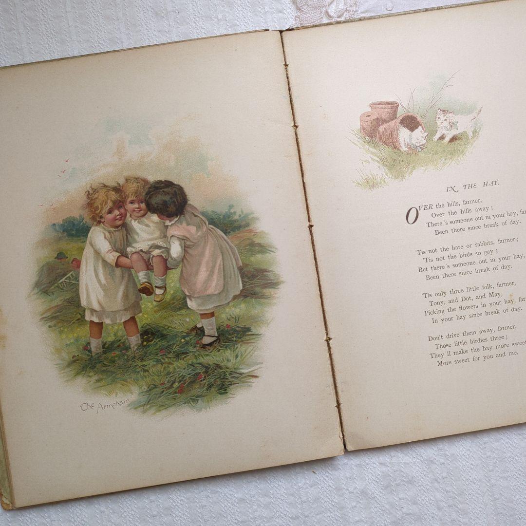 超稀少1885 ハリエットベネット 絵本ヴィクトリアン 洋書 児童書アンティーク