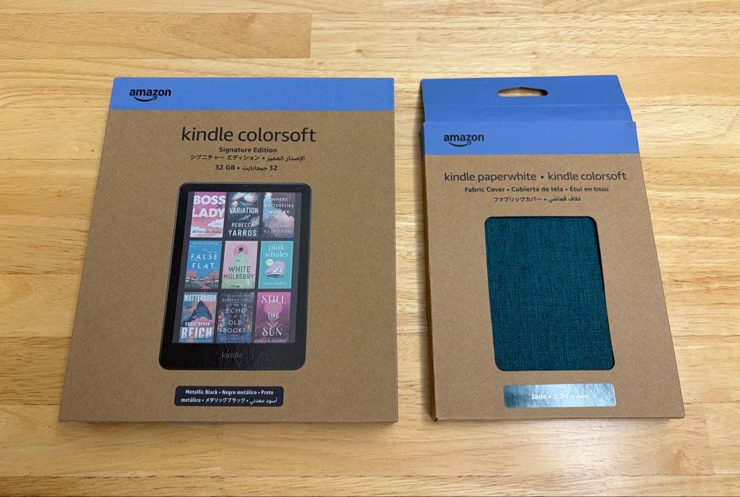 Kindle Colorsoft シグニチャーエディション+ファブリックカバー