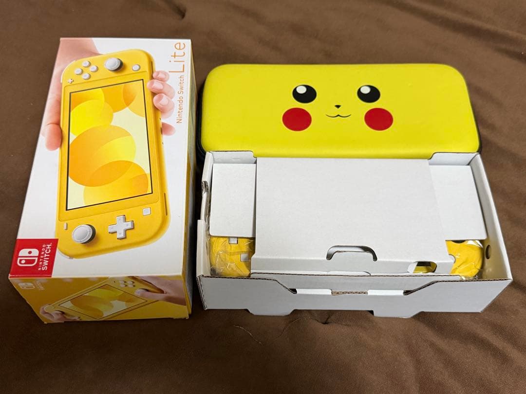 Nintendo Switch Lite 黄 ピカチュウケース画面フィルム付