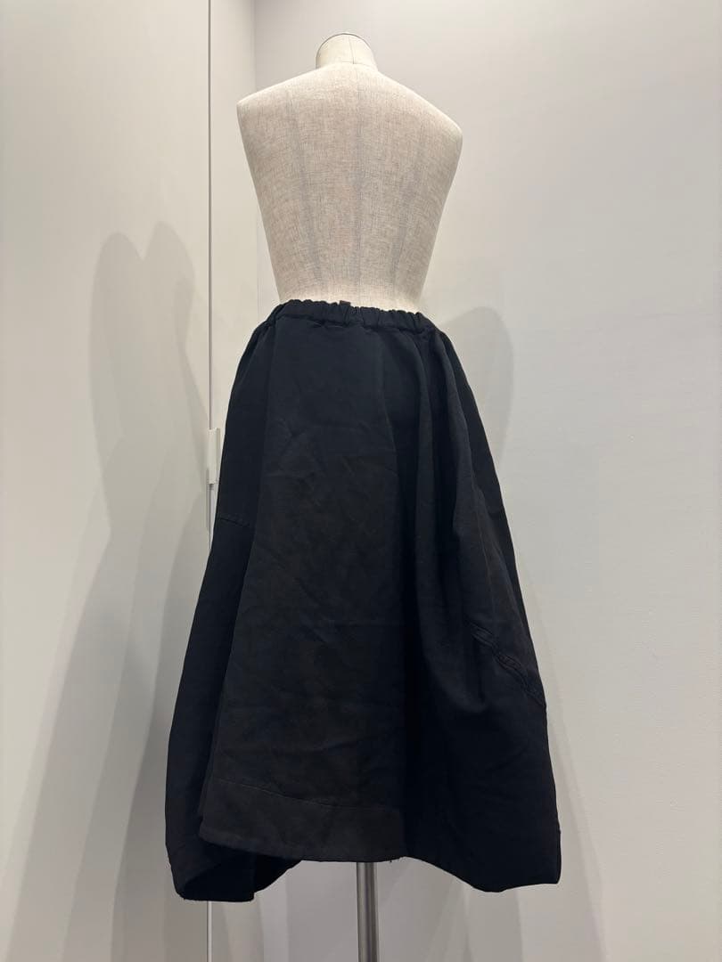 ［14AW］コムデギャルソン　ポリエステル縮絨バルーンスカート