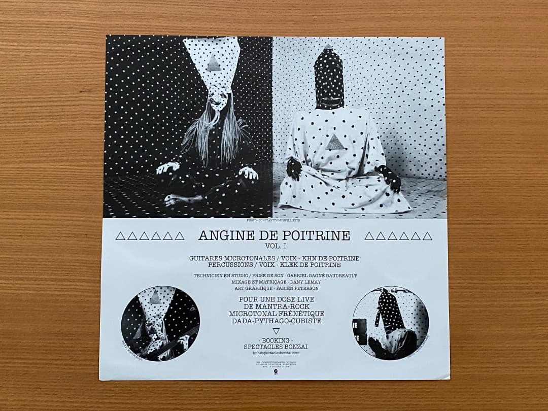 ANGINE DE POITRINE - VOL.1　vinyl（レコード）