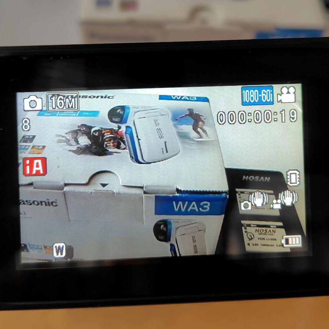 パナソニック デジタルムービーカメラHX- WA3 防水 タフタイプ