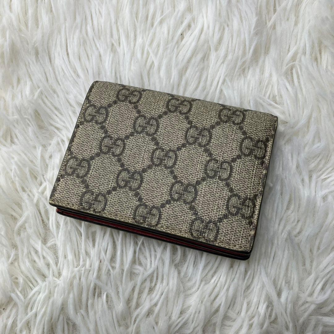 ✨美品✨ GUCCI 二つ折り財布 チェリー GG柄 ストーン抜けナシ