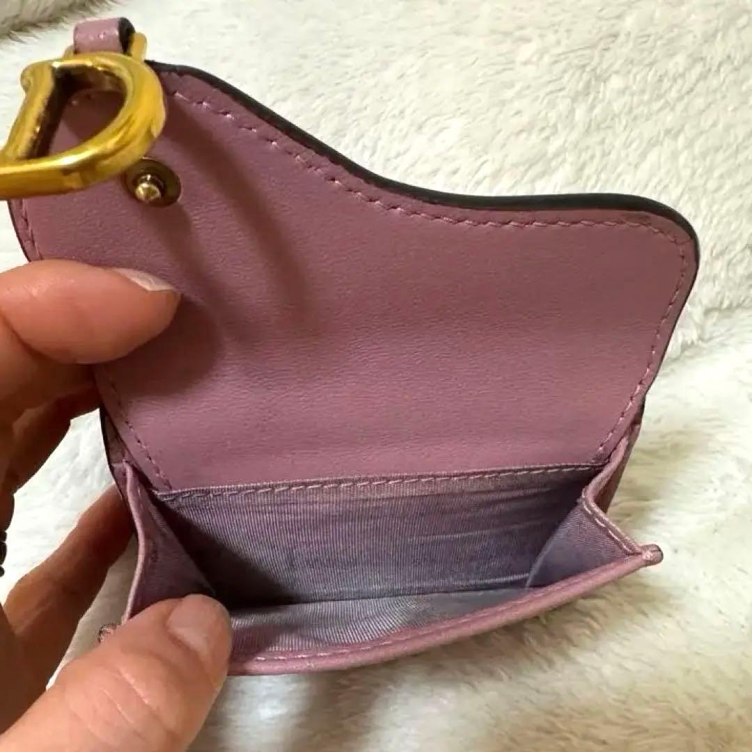 ディオール レザー サドル 三つ折り財布