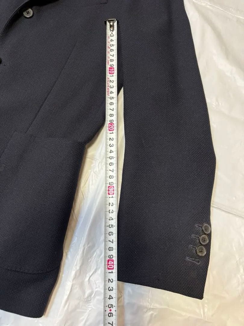 【極美品】LARDINI ラルディーニ テーラードジャケット ネイビー