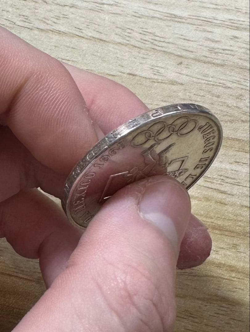 メキシコ銀貨　2枚セット　超美品