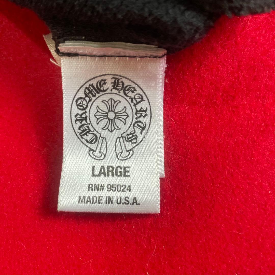 クロムハーツ アメリカンフラッグ Tシャツ Lブラック　ロンＴ　サーマル