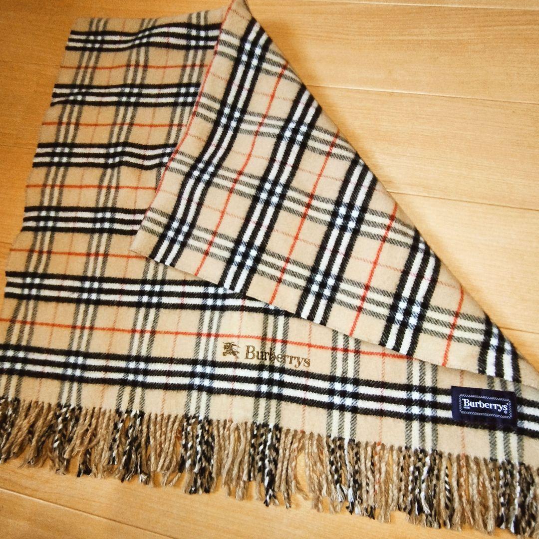 極美品 BURBERRY ノバチェック ストール 大判 バーバリー ブランケット