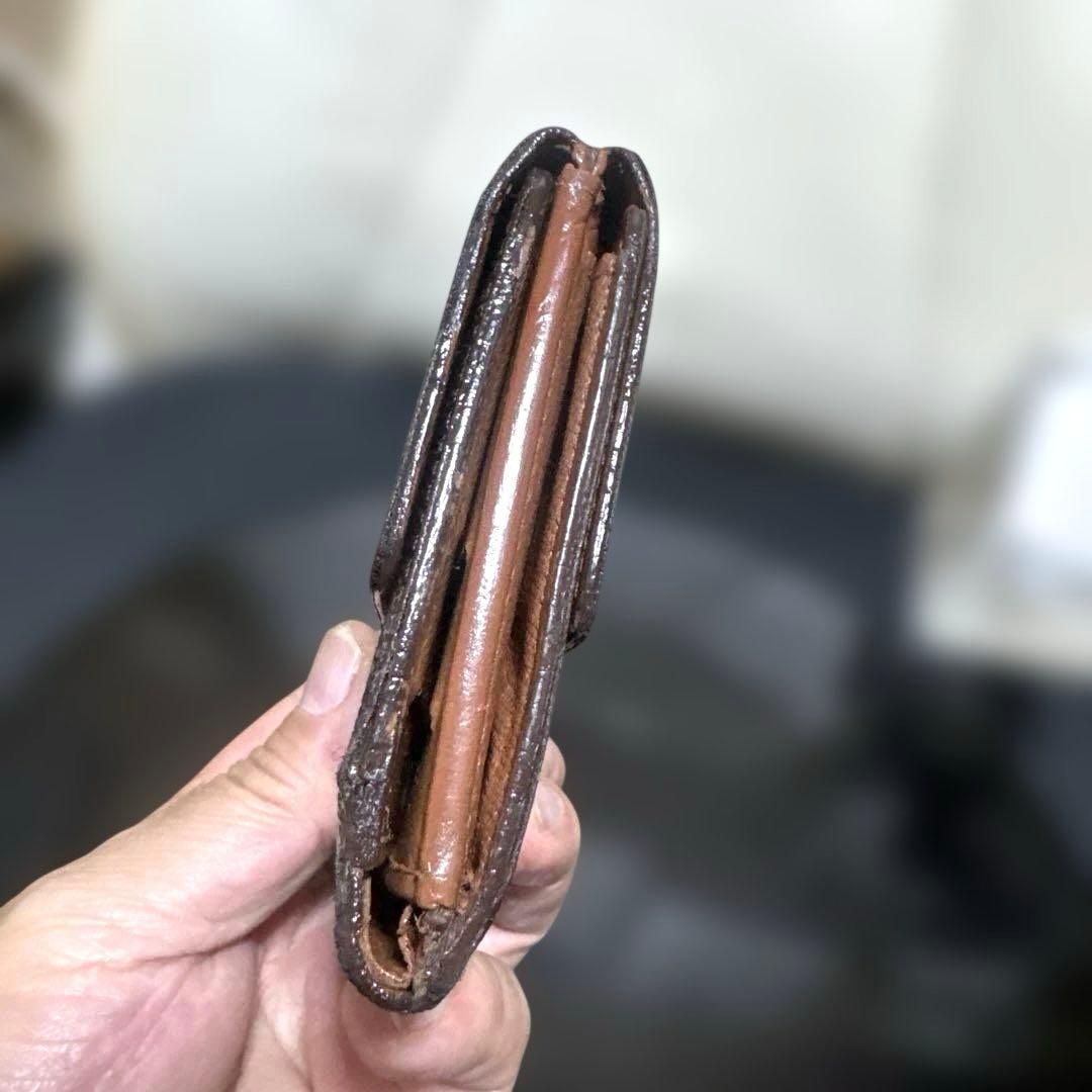 11★在庫セール/良品 ♪モノグラム Wホック折財布