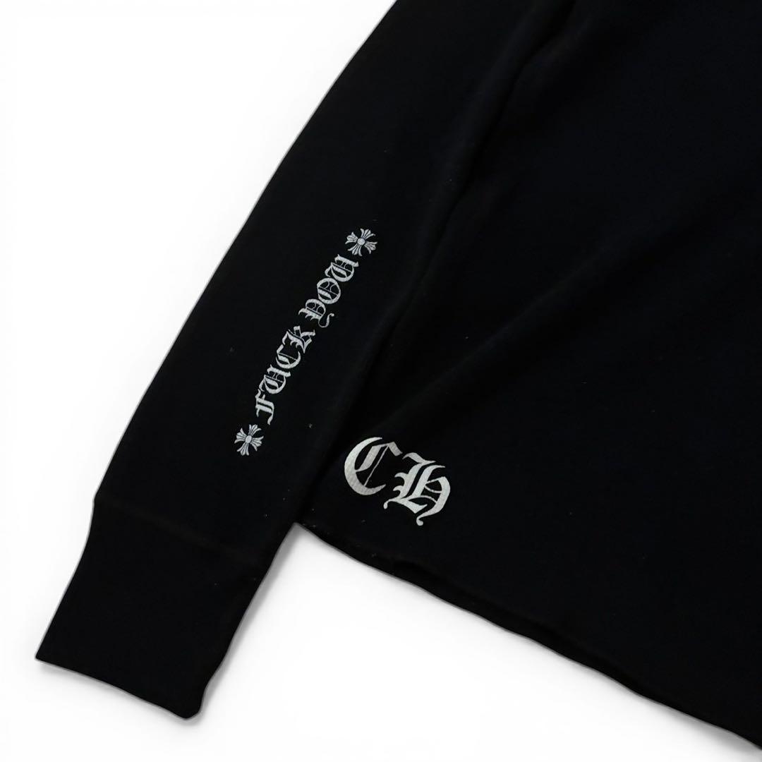 トップス Chrome Hearts back logo thermal long tee