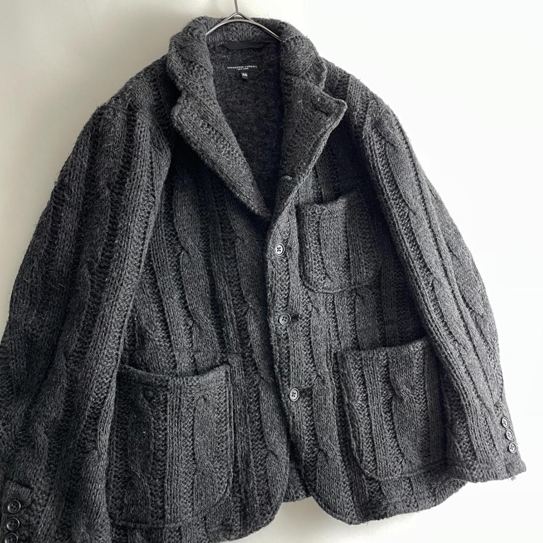 ENGINEERED GARMENTS (jb)ケーブルニットジャケット ウール