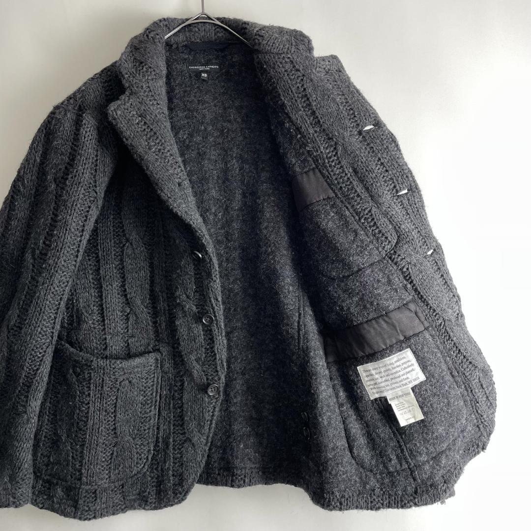 ENGINEERED GARMENTS (jb)ケーブルニットジャケット ウール