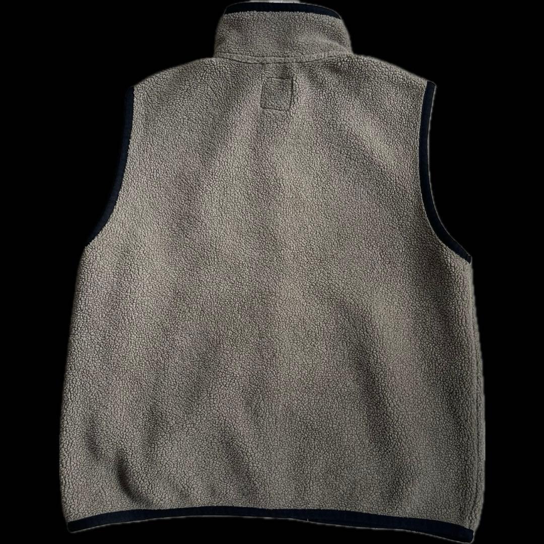 old gap ギャップ ボア フリース ベスト BEIGE 90s