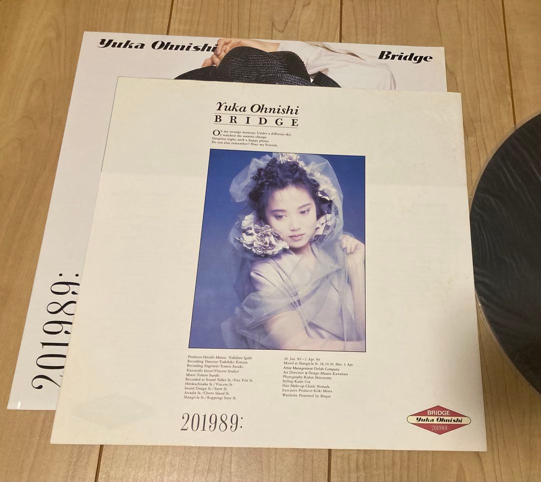 Yuka Ohnishi Bridge LPレコード 1989年　大西結花