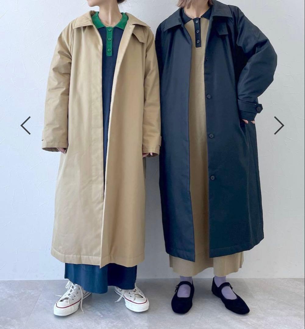niko and...中綿ステンカラーコート