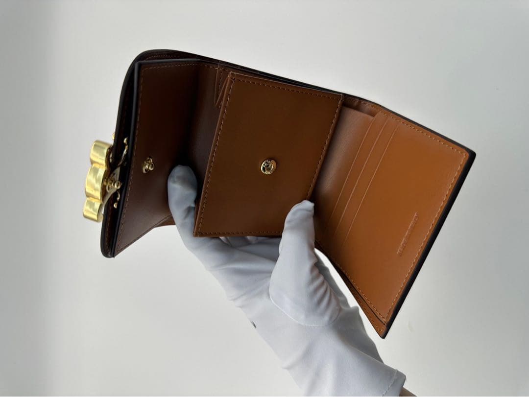 CELINE ブラウン 三つ折り財布