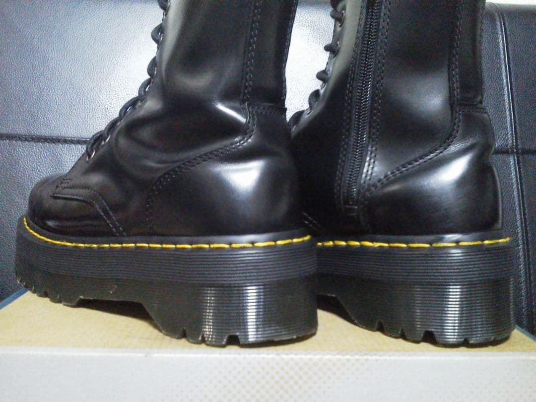 Dr.Martens JADON UK5 黒 厚底 8ホール 純正インソール