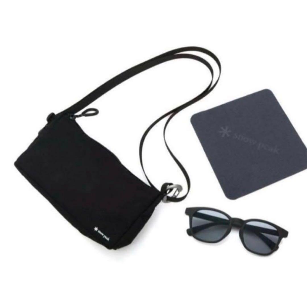 ✨新品✨スノーピーク ラバー サングラス アウトドアpeak JINS黒