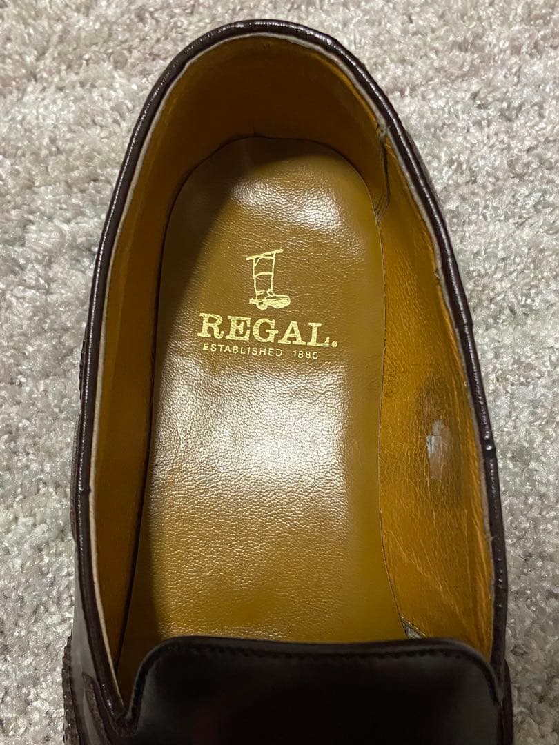 REGALダークブラウン タッセル付きモカシン