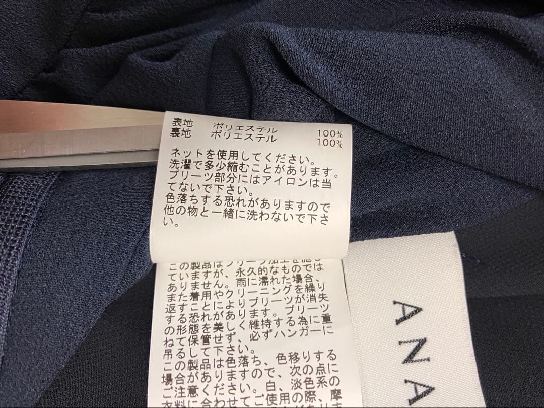 アナイ　ワンピース　エターナルライン　セレモニー　ネイビー　36 ANAYI