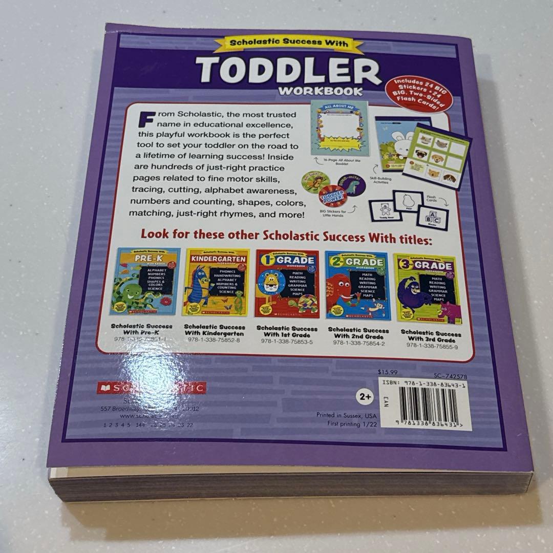 4冊セット　英語導入 ワークブック 幼児向け Toddler Workbook