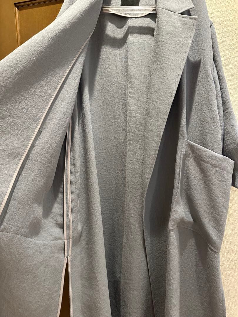 Spick & Spanビッグカラーガウンコート