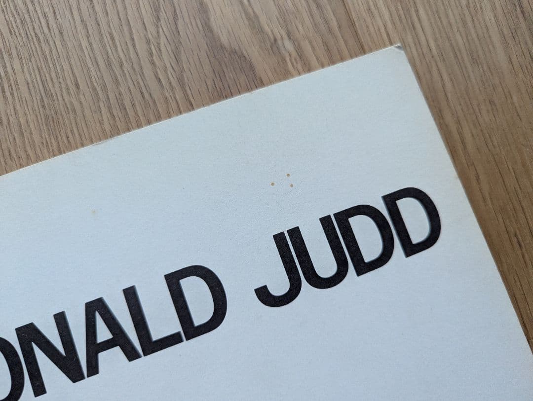 DONALD JUDD / Drawings ドナルド・ジャッド