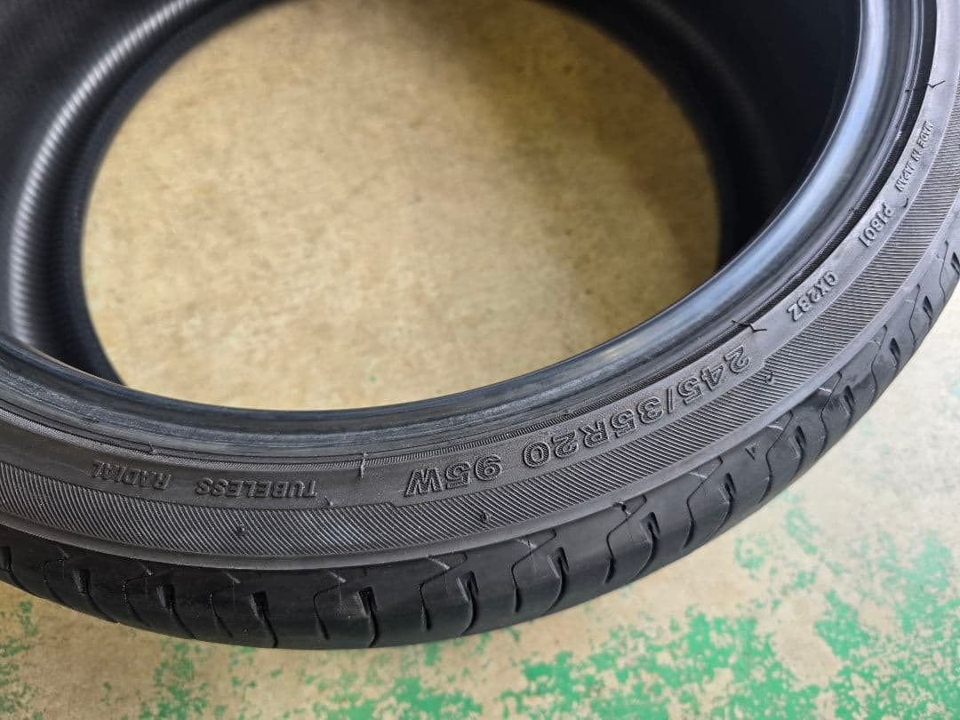 BSレグノGR-XⅡ 245/35R20 21年製 4本セットバリ山アルファード
