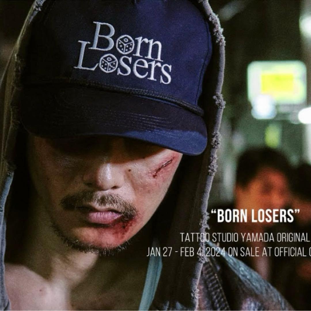 TATOO STUDIO YAMADA キャップ 山田蓮 Born Losers