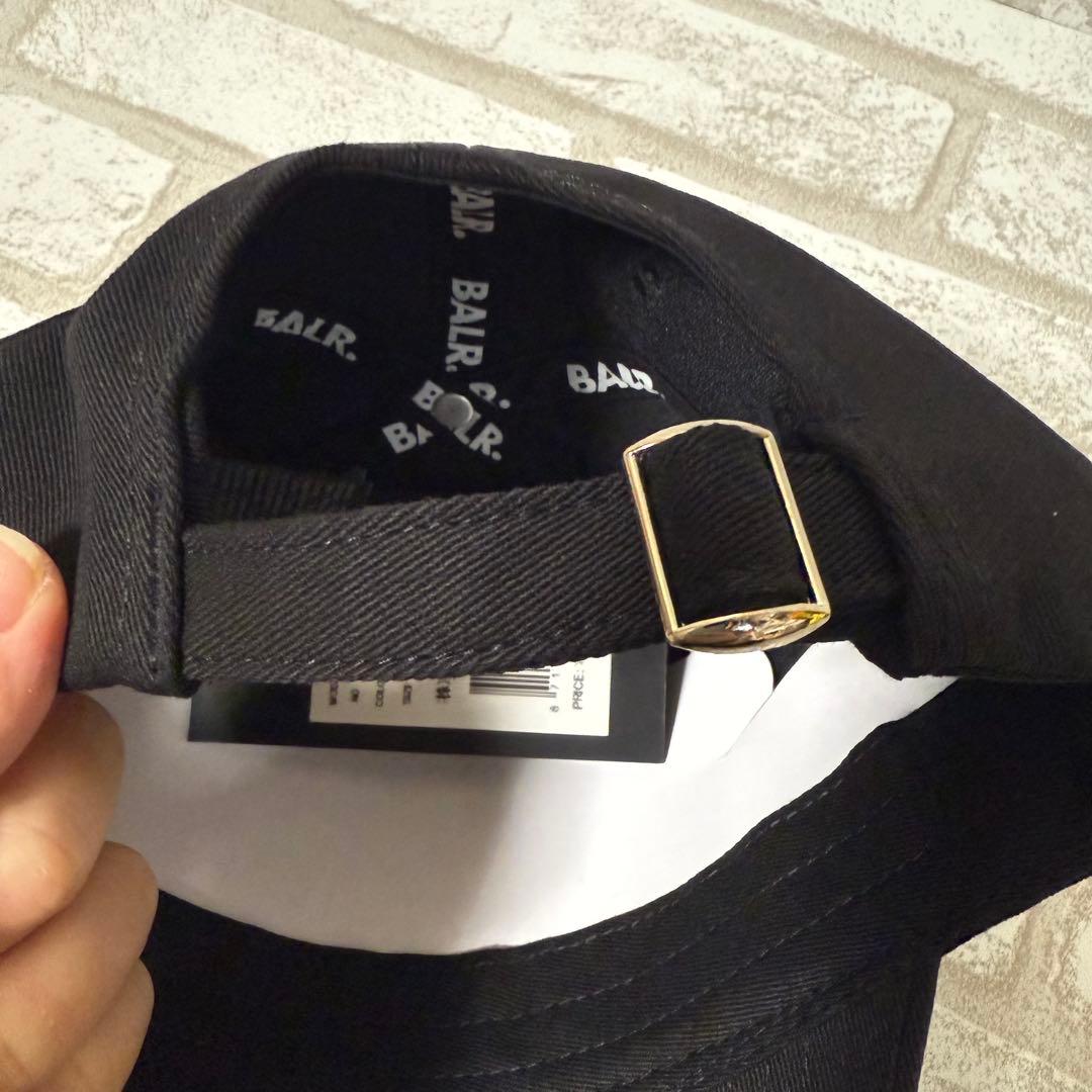 BALR. メンズ レディース ロゴキャップ キャップ ブラック