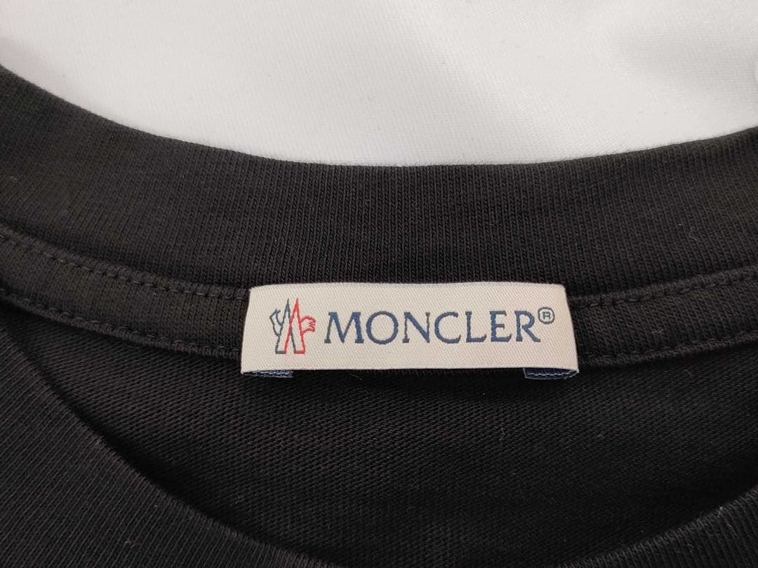 ✨極美品✨MONCLER モンクレール ロゴ Tシャツ ブラック 保存袋
