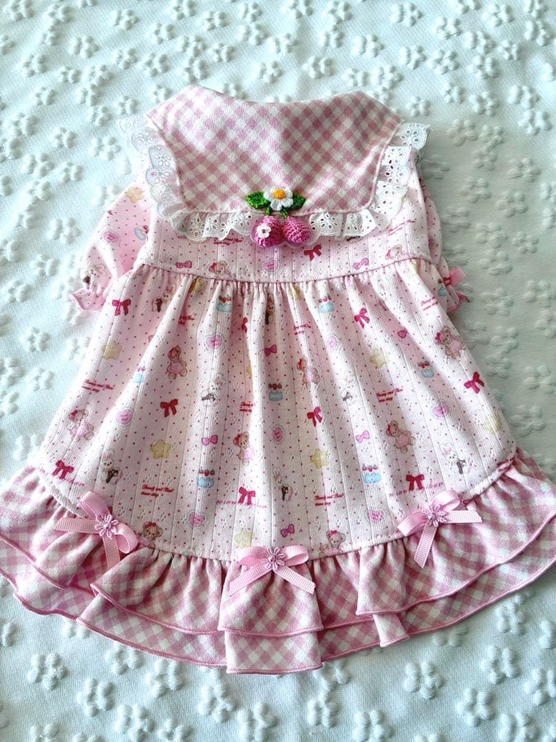 ♡犬服ハンドメイドワンピース♡めぐみのこ様