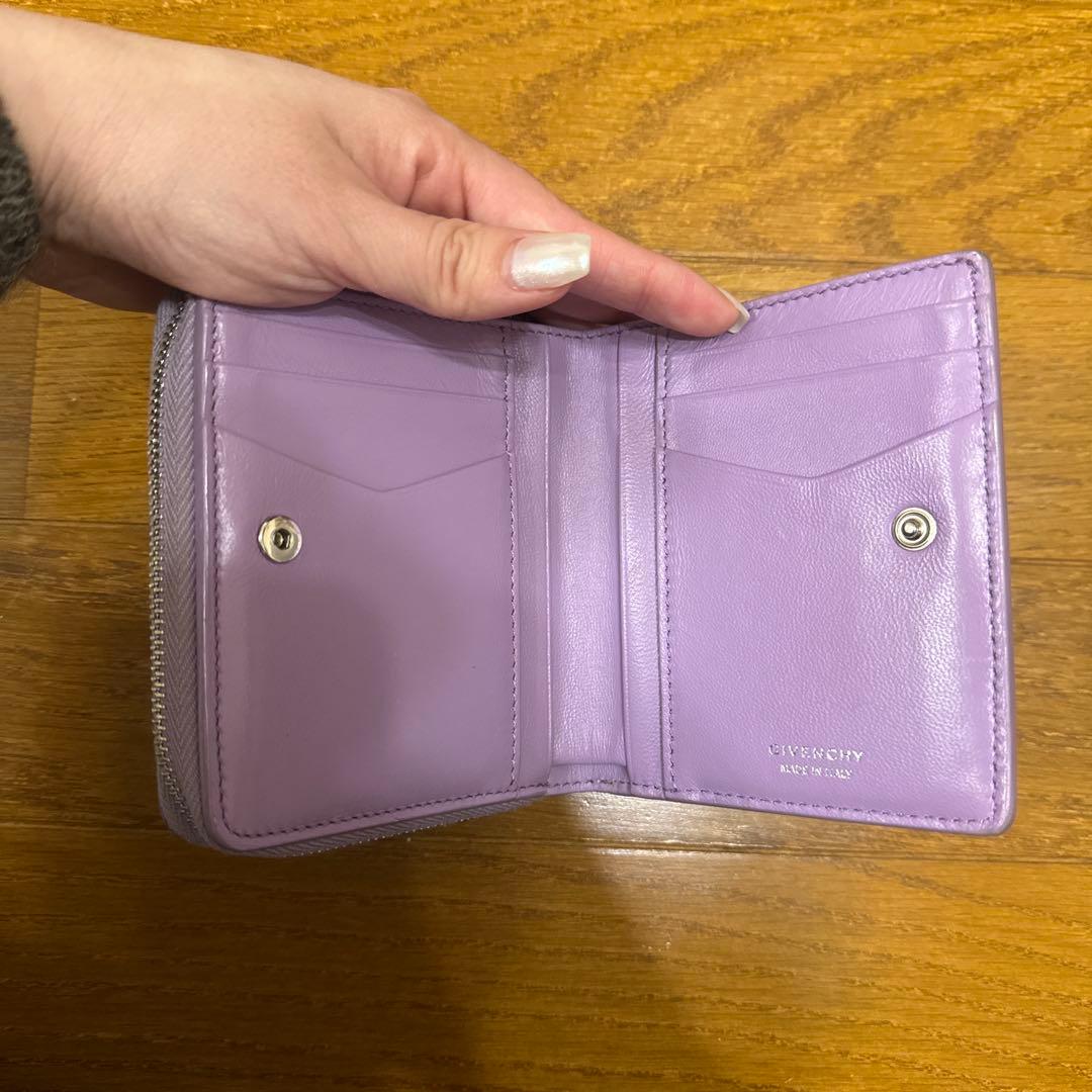 最終値下げ！！ GIVENCHY グラデーションパープル 二つ折り財布