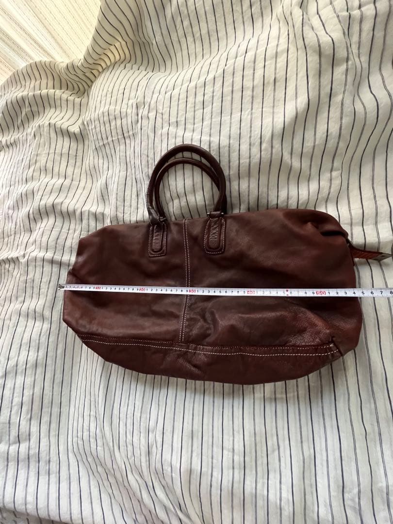 シシロッシ　シボレザー ボストンバッグ
