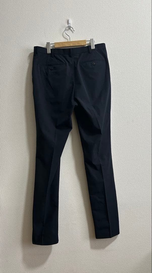 美品 ユニクロ 感動ジャケット 感動パンツ セットアップ ネイビー L