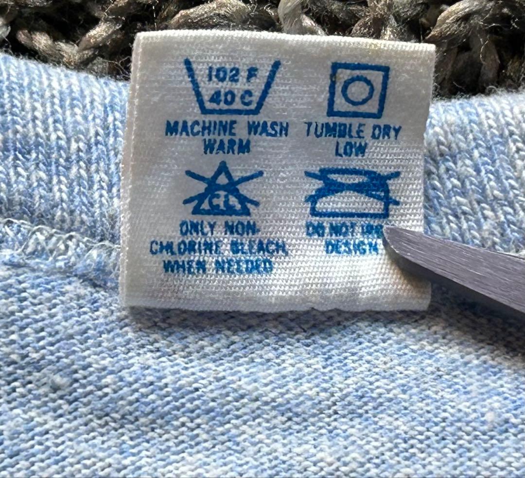 80sチャンピオントリコタグTシャツLアメリカ製 染み込みUCLA