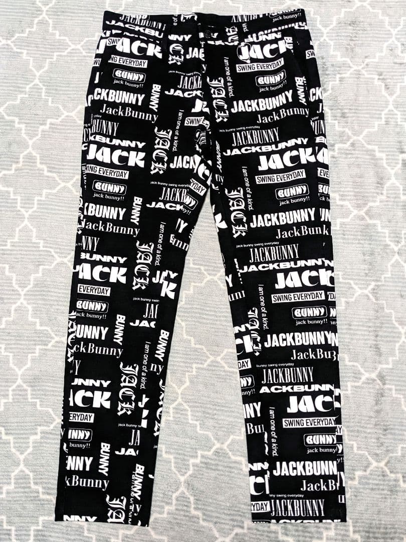 パーリーゲイツ/ジャックバニー　マルチロゴ柄　セットアップ　size　上6 下5