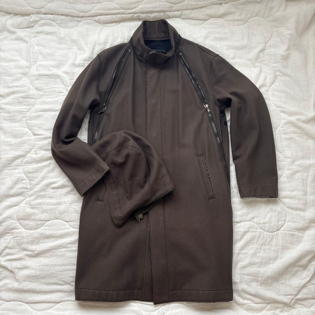 名作　90s emporio armani 変形ロングコート