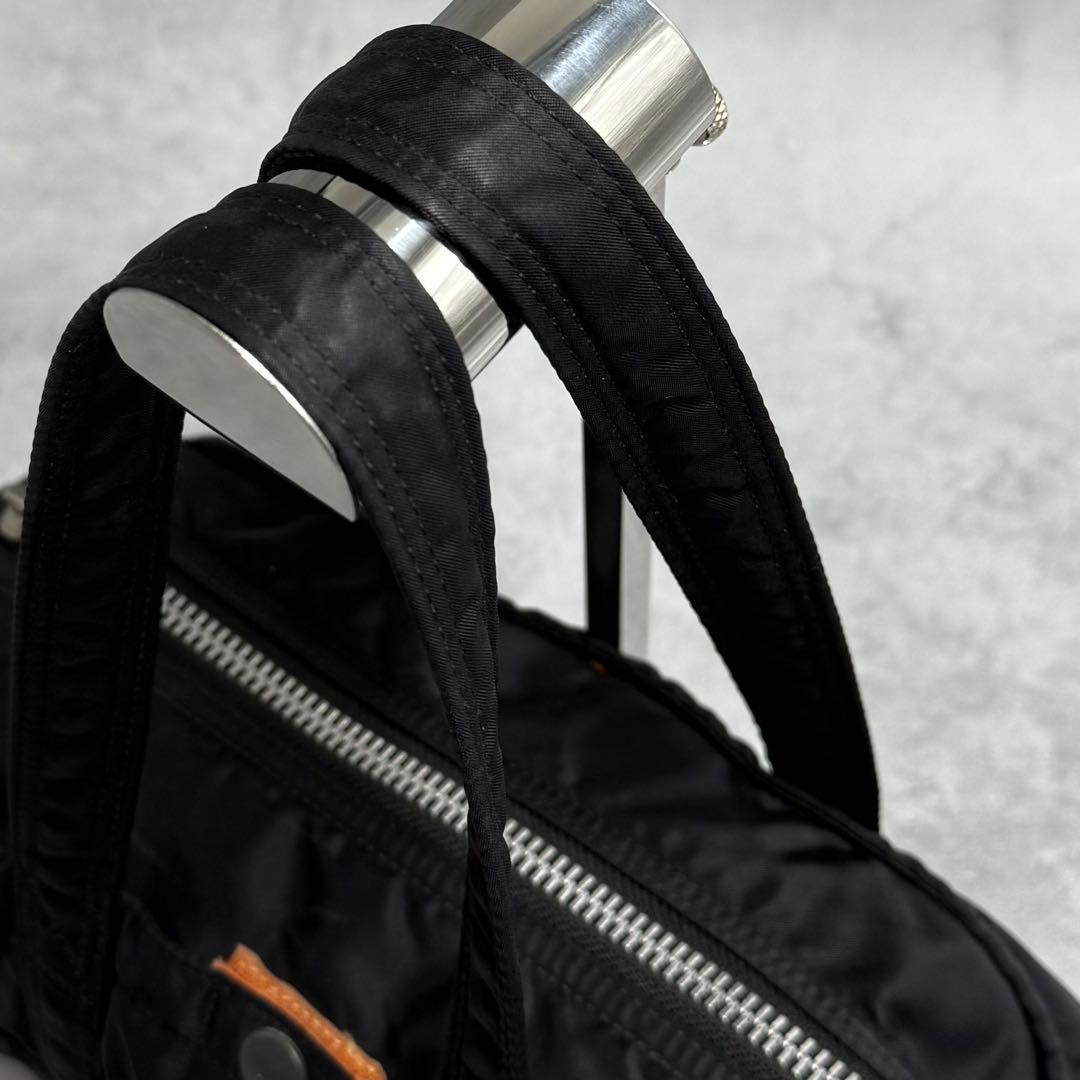 PORTER ポーター タンカー S ミニボストンバッグ ドラム型 黒