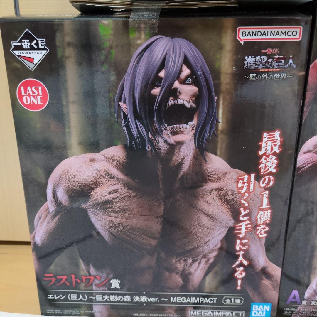 一番くじ 進撃の巨人 エレン Aアニ C賞 D賞付き（新品未開封品）