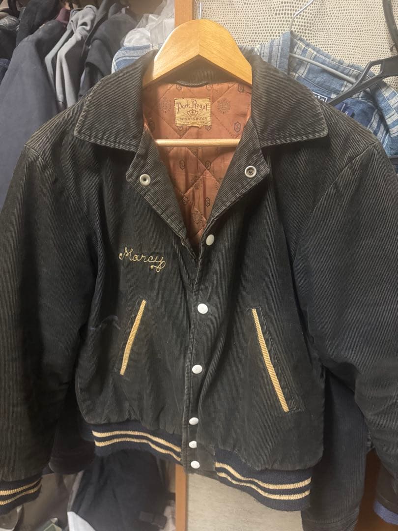 50s BLACK CORDUROY JACKET コーデュロイジャケット